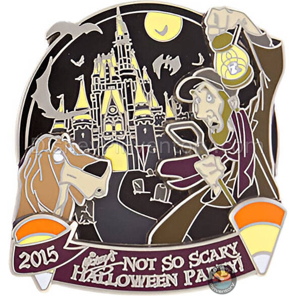 Mickey's Not So Scary Halloween Party 2015 Framed Set - Caretaker & Dog Completer Pin - Pin 38172