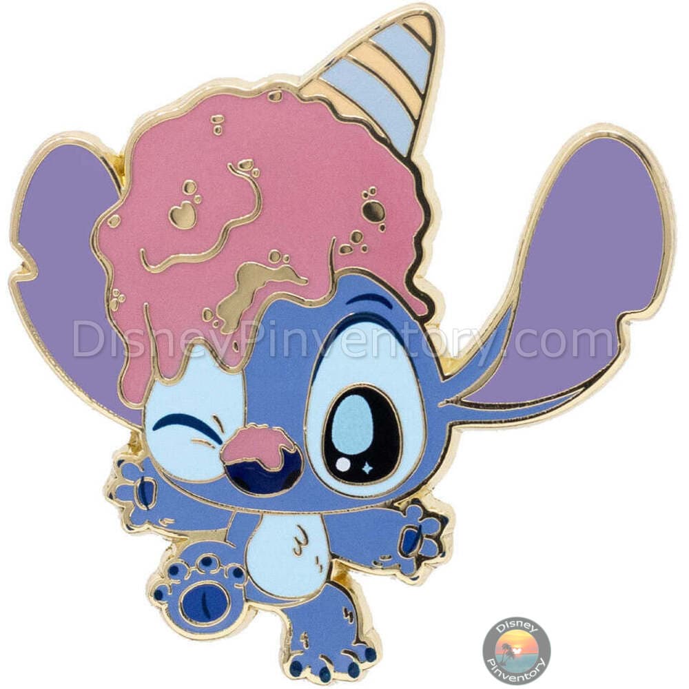 Disney Stitch Cutie Series - Stitch with Ice Cream Pin - PALM Exclusive - Pin 38233