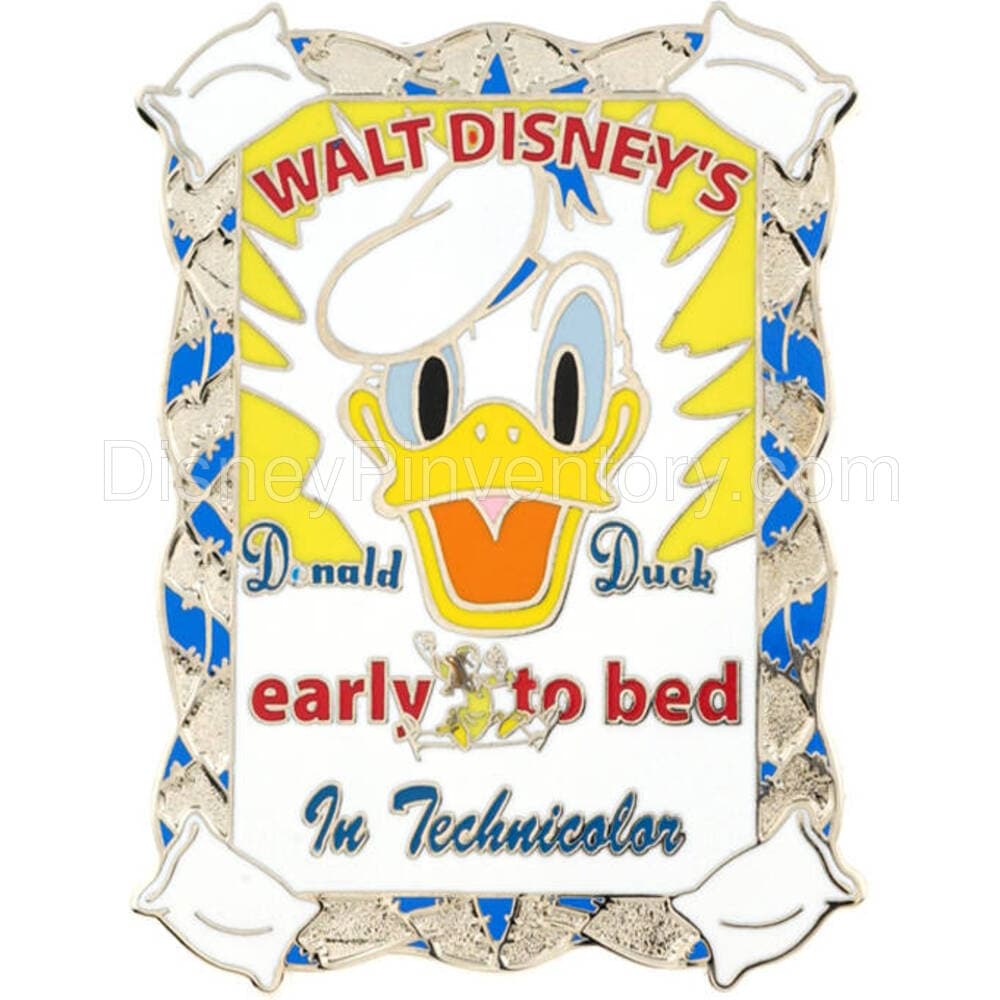 Donald Early to Bed Poster Pin - Pin 3892