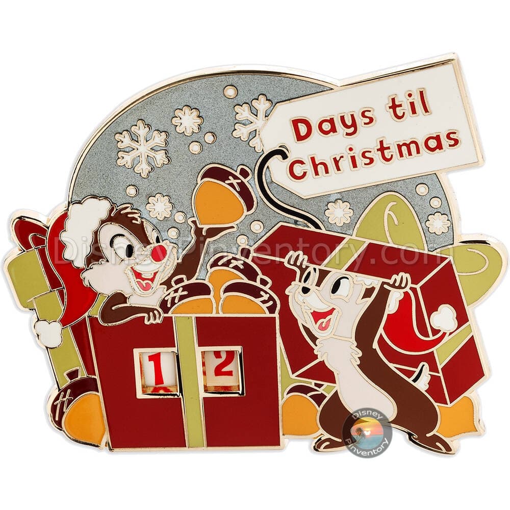 Chip 'n Dale Christmas Countdown 2024 Jumbo Pin - Pin 39345