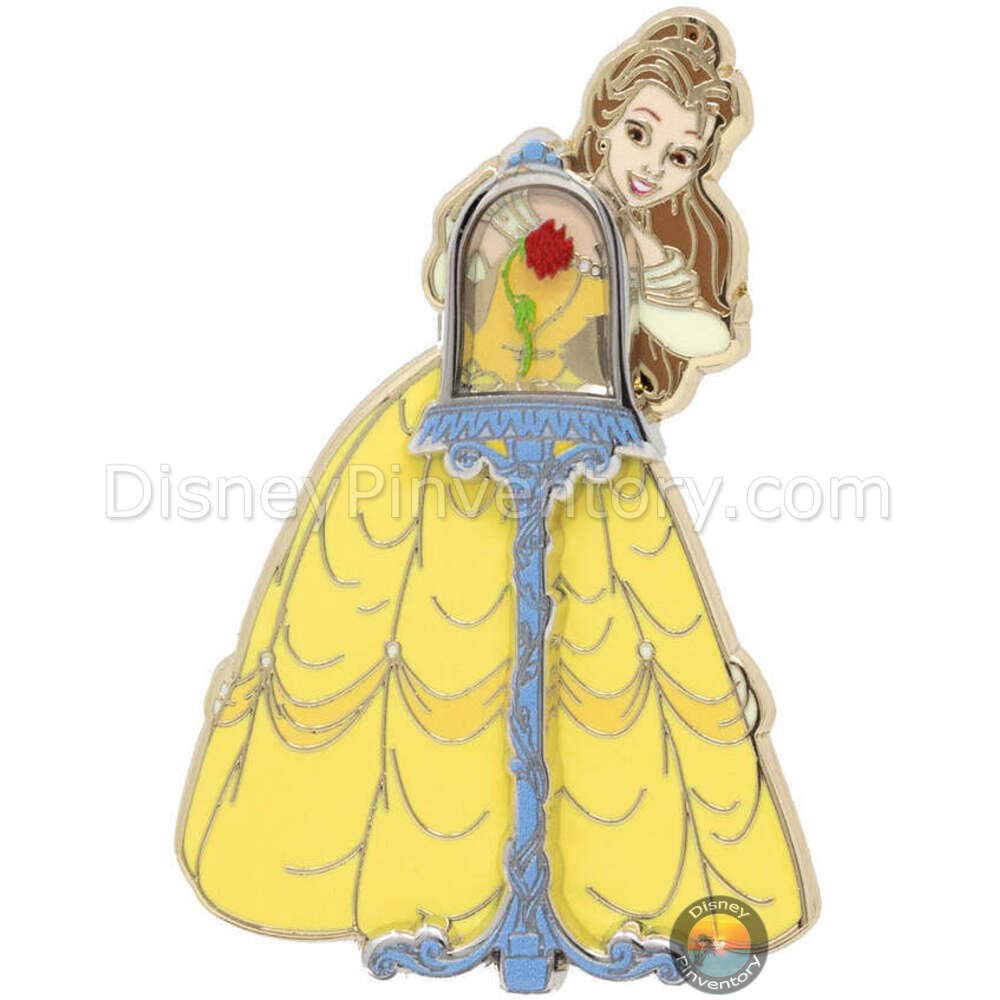 Disney Princess Beauty and the Beast Belle Enchanted Rose Pin - PALM Exclusive - Pin 39518