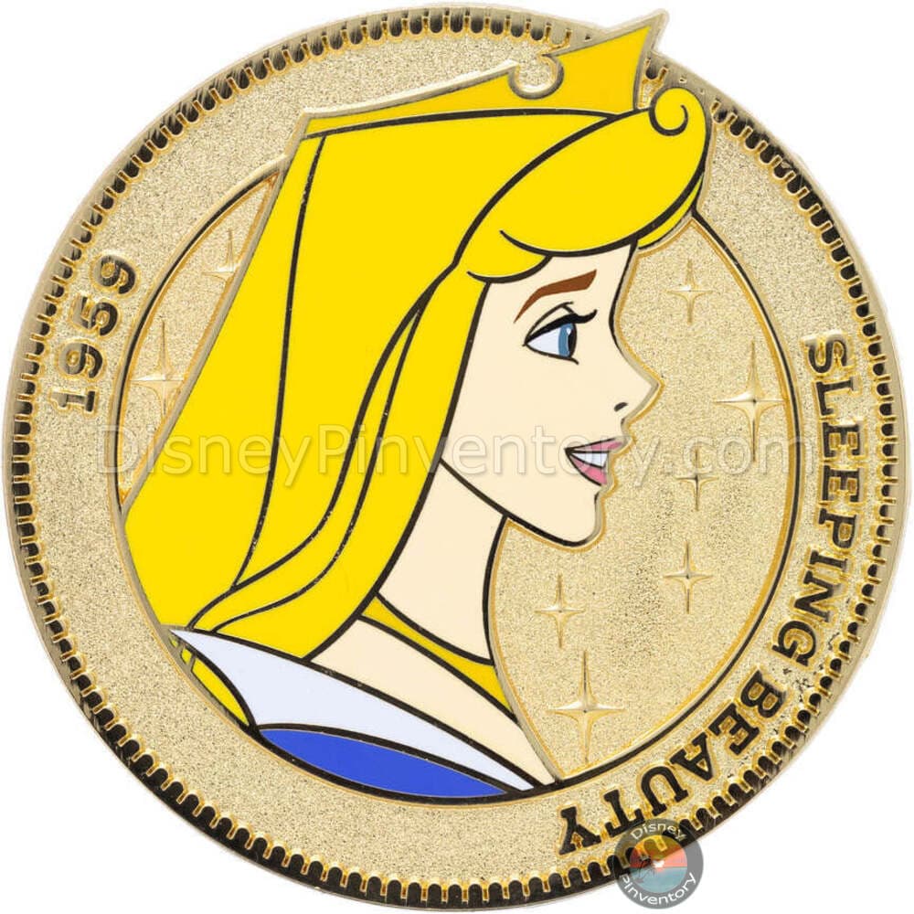 Disney Coin Series Sleeping Beauty Pin - PALM Exclusive - Pin 39597