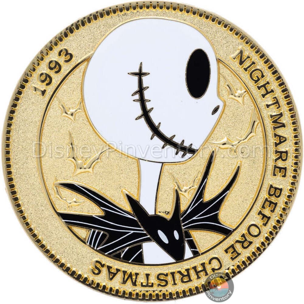 Disney Coin Series Nightmare Before Christmas Jack Skellington Pin - PALM Exclusive - Pin 39599