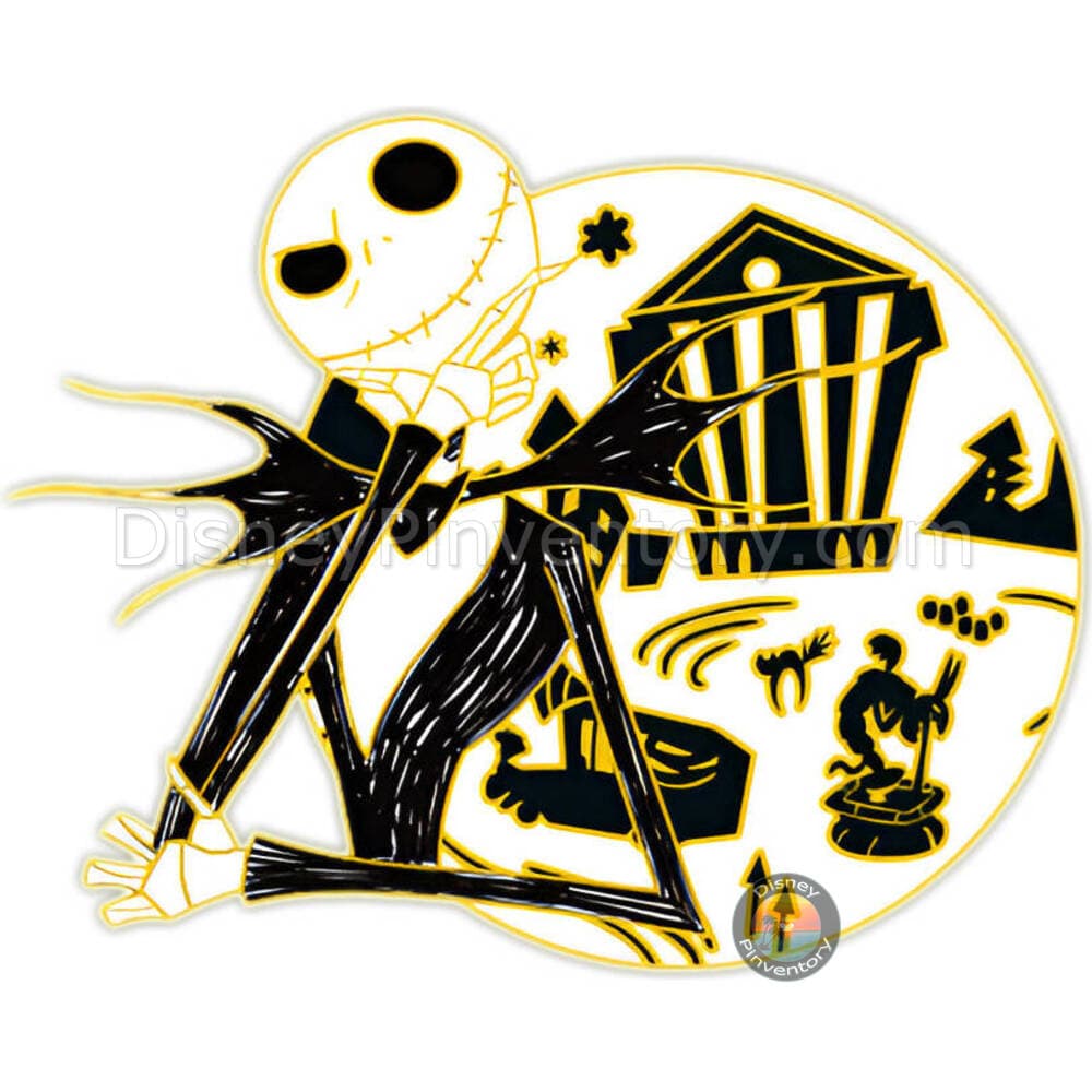 Nightmare Before Christmas Halloween Town Pin - Jack Skellington - Pin 39768