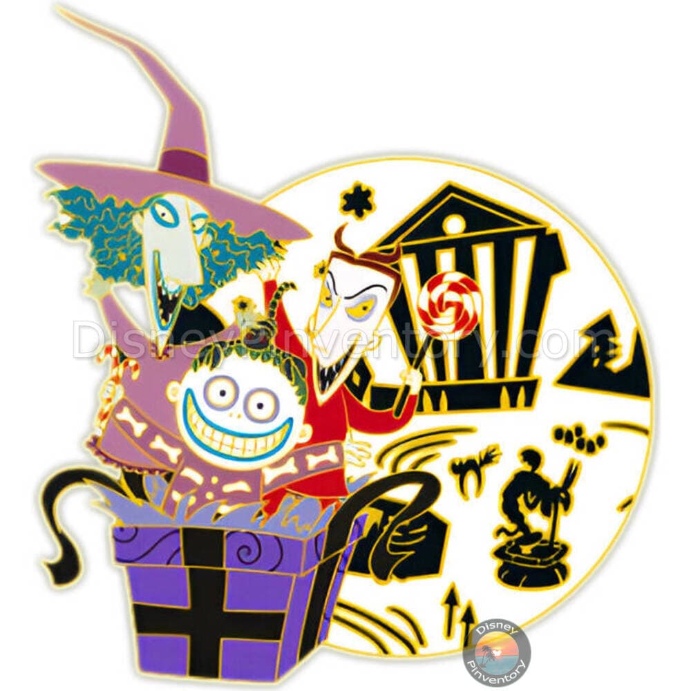 Nightmare Before Christmas Halloween Town Pin - Lock, Shock & Barrel - Pin 39772