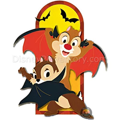 Disney Halloween Vampires Pin - Chip & Dale Vampire - Pin 39777