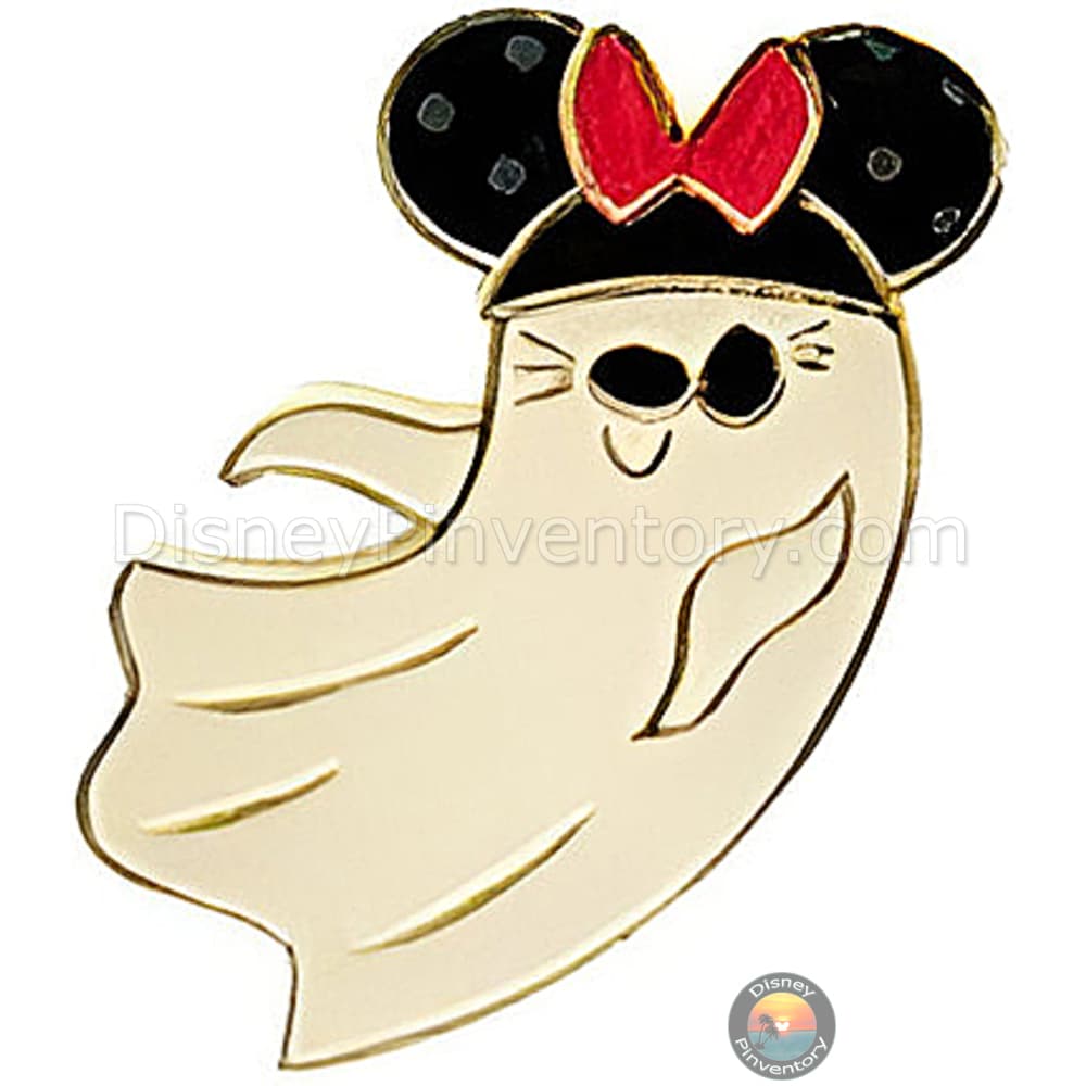 Hong Kong Disneyland Halloween Time Mystery Pin Set 2024 - Minnie Mouse Ghost - Pin 39798
