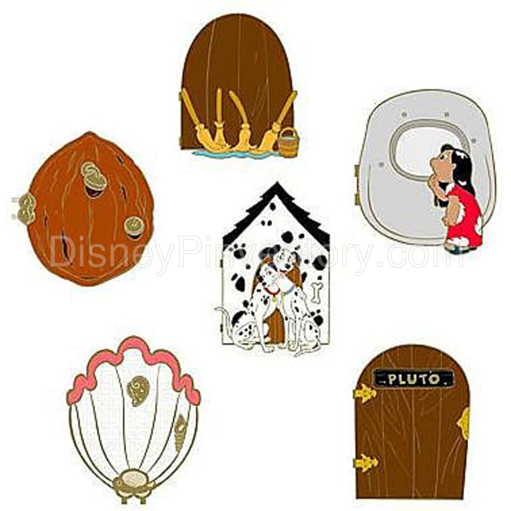 Disney Auctions - Behind Closed Doors Set of 6 - Pin 4010