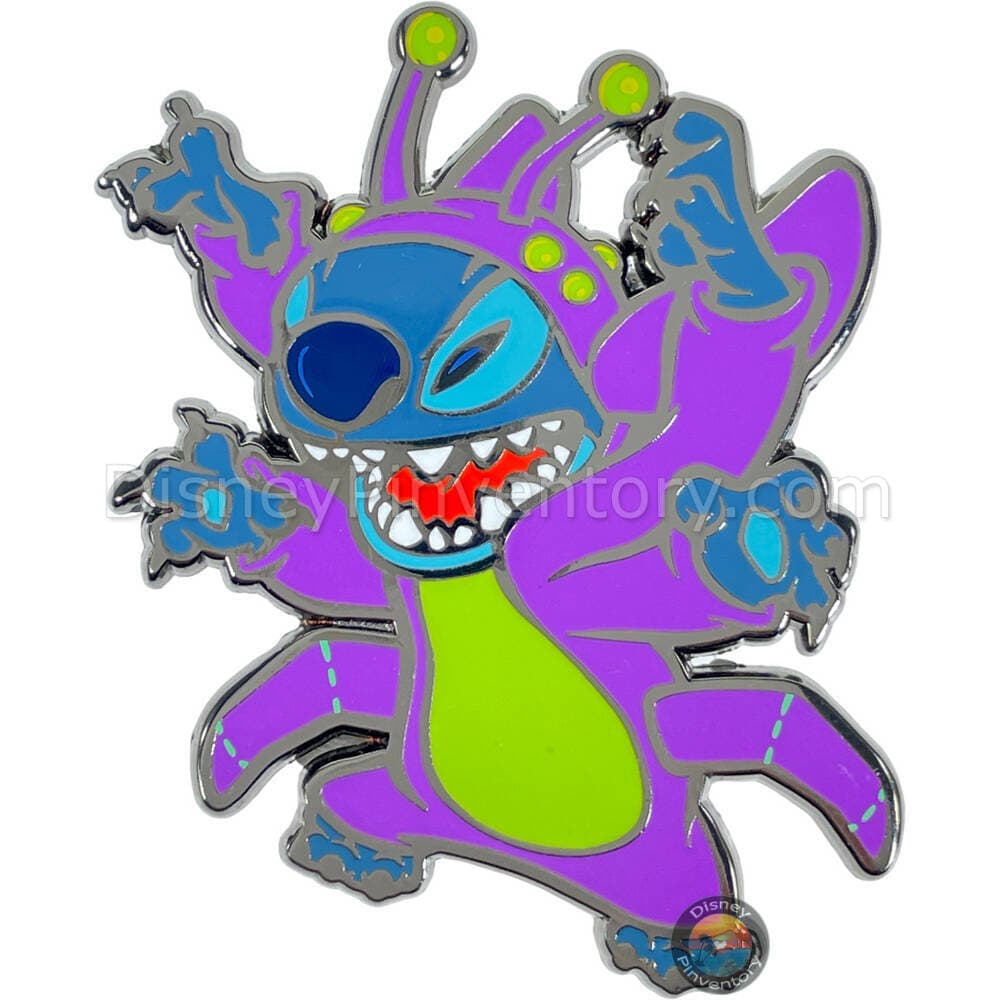 Disneyland Paris Halloween 2024 Booster Pin Set - Stitch in Alien Costume - Pin 40112