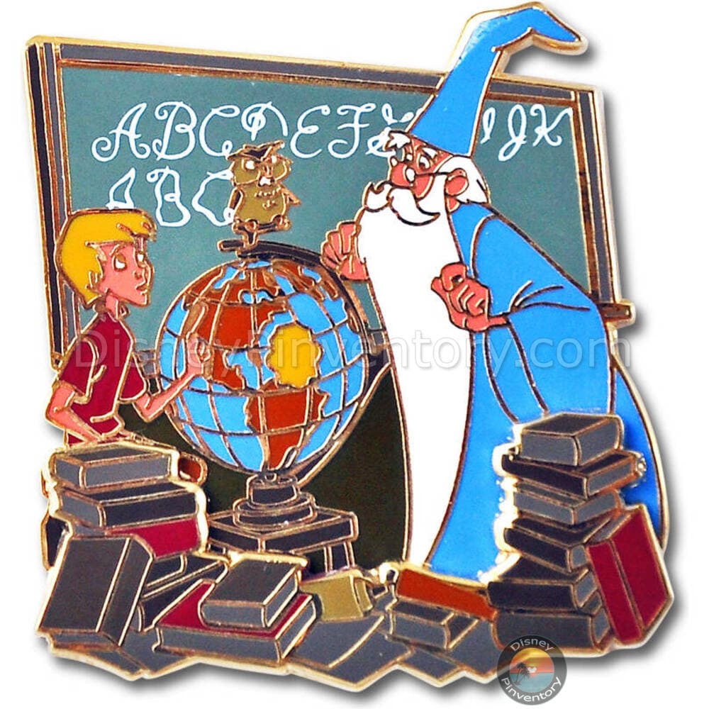 Walt's Classic Collection - Sword in the Stone - Merlin Teaches Arthur Only - Pin 40234
