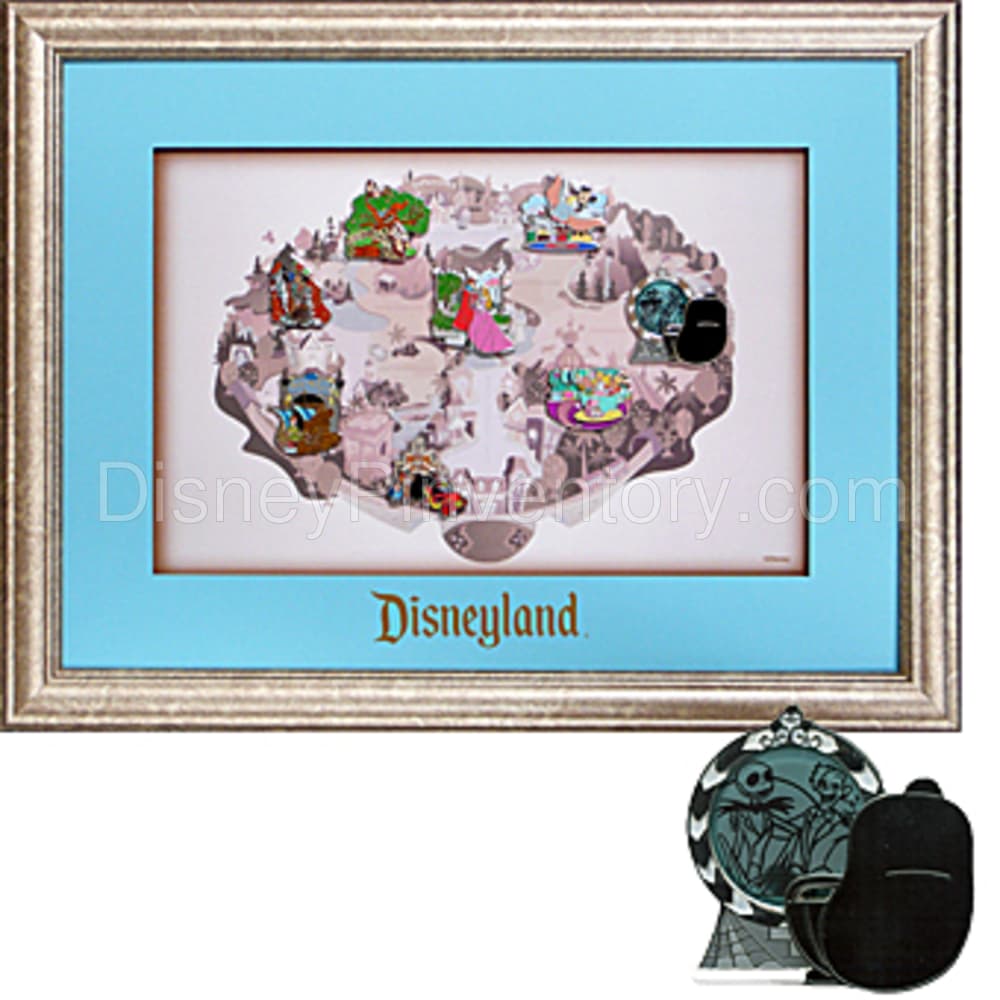 Disneyland Attraction Tiered Collection - Framed Set - Pin 40263