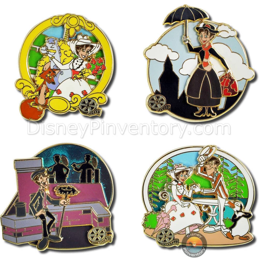 Walt's Classic Collection Pin Set - Mary Poppins - Pin 40265