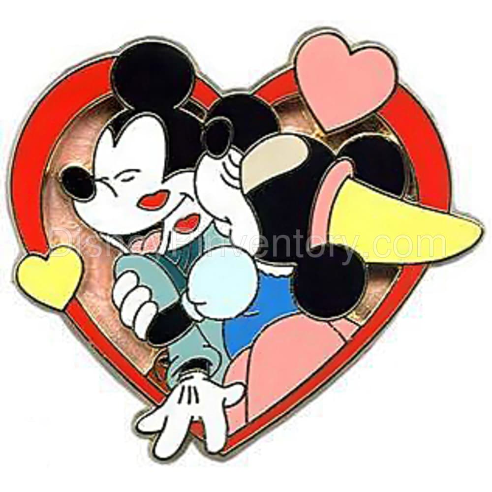 Disney Kisses Collection - Packaged Set - Mickey & Minnie Mouse Completer Pin - Pin 40326