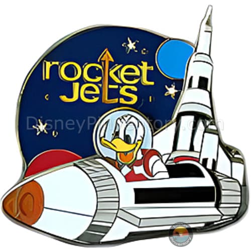 Sci-Fi Academy - Astro Orbitor Through the Years - Donald Duck Rocket Jets Pin Only - Pin 40432