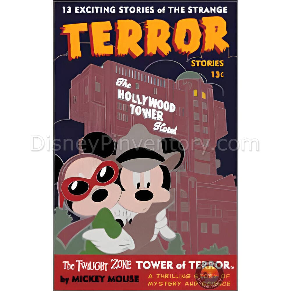 Sci-Fi Academy - Twilight Zone Tower of Terror Postcard with Pin Set - Pin Only - Pin 40435