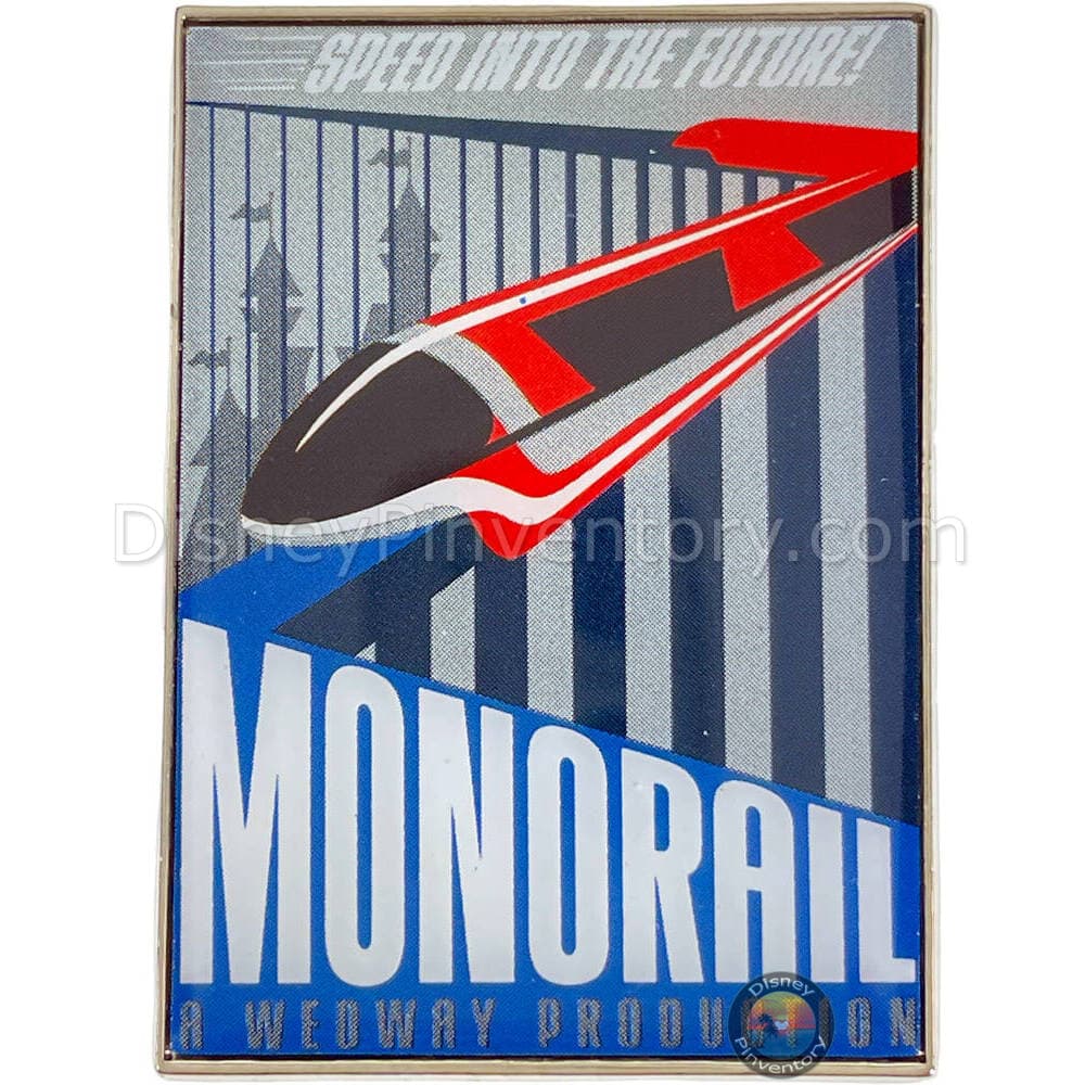 Sci-Fi Academy - Monorail Retro Poster Pin - Pin 40437