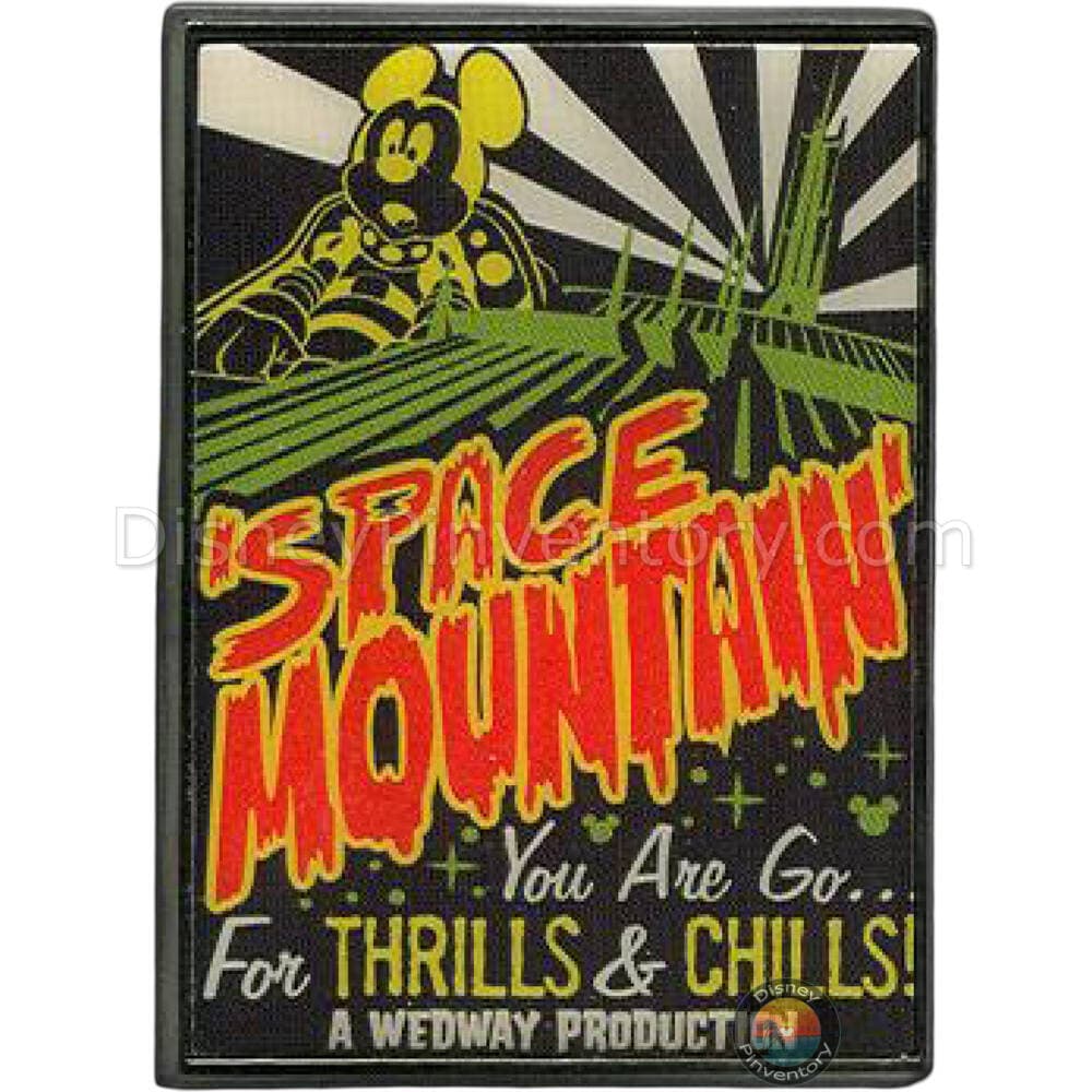 Sci-Fi Academy - Space Mountain Retro Poster Pin - Pin 40438