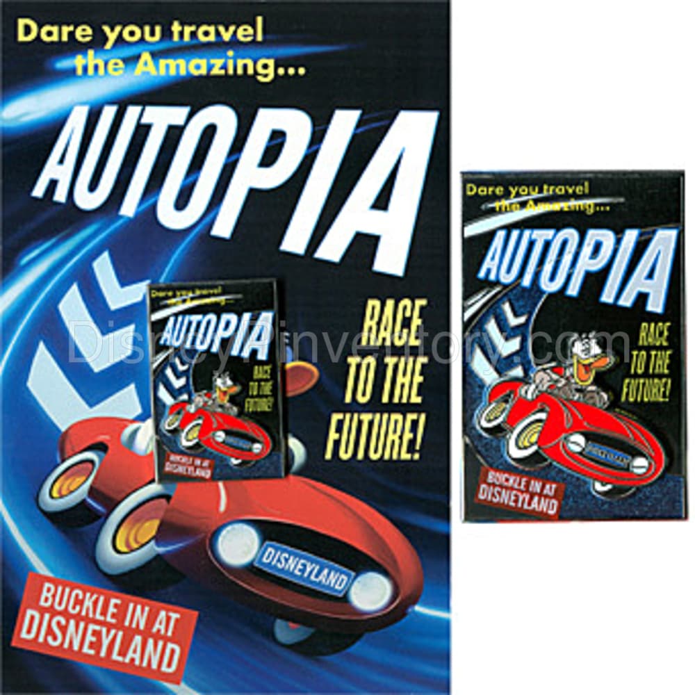 Sci-Fi Academy - Postcard and Pin - Autopia - Pin 40465