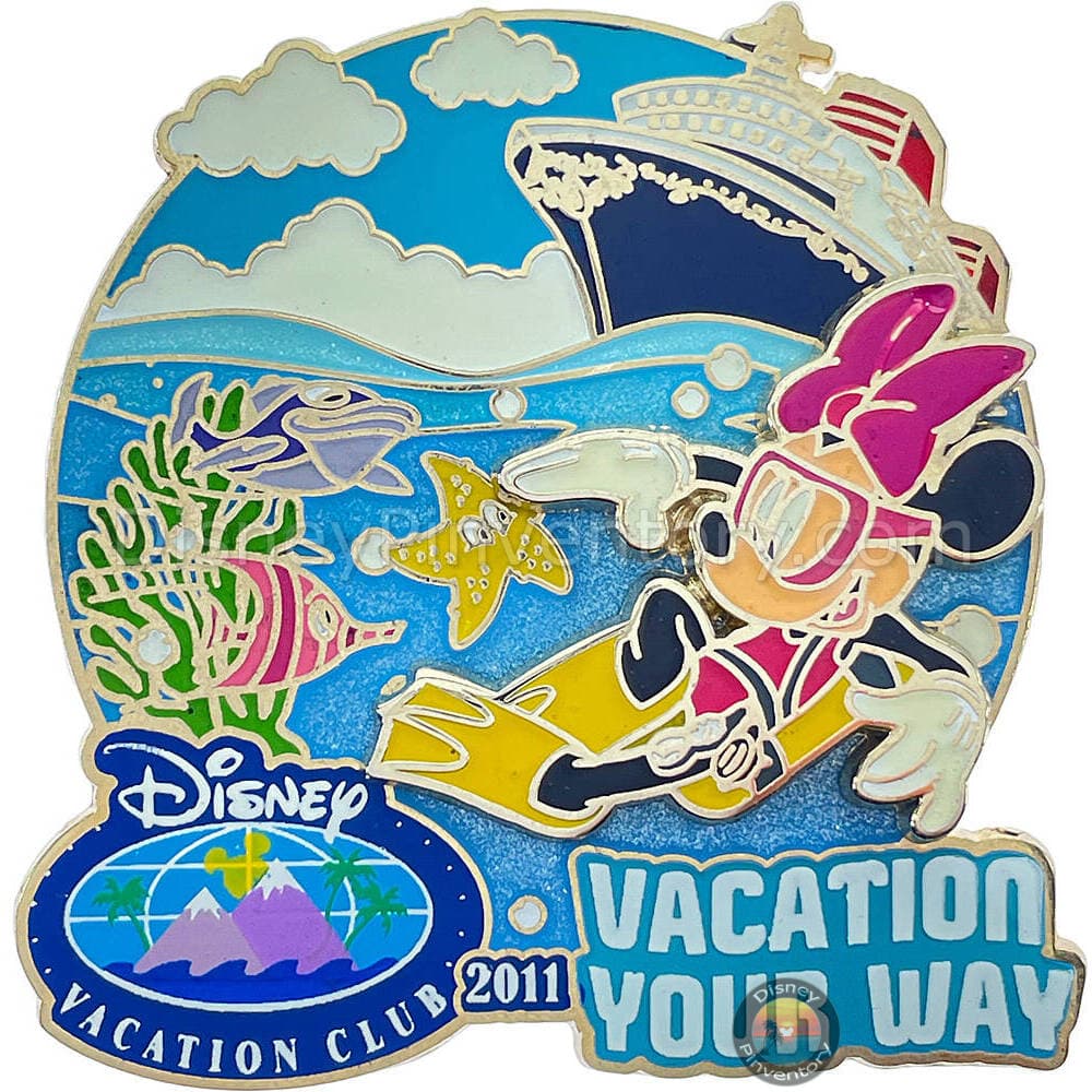 Disney Vacation Club - Vacation Your Way - Minnie Mouse - Pin 40467