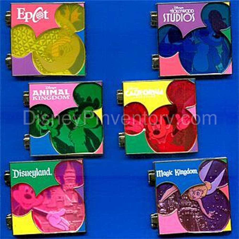 D23 Expo 2011 - Disney Parks Collection - Boxed Pin Set - Pin 40470