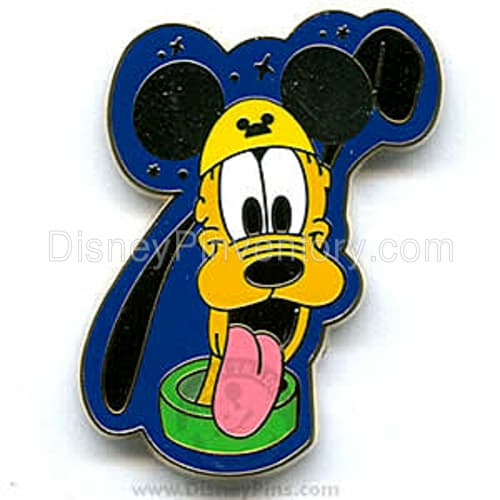 Disneyland Resort - Golden Ear Mystery Tin Set - Pluto Pin - Pin 4048