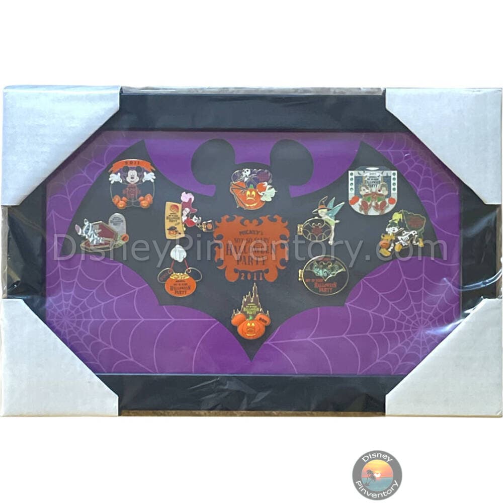 Mickey's Not So Scary Halloween Party 2011 Framed Pin Set - Pin 40501