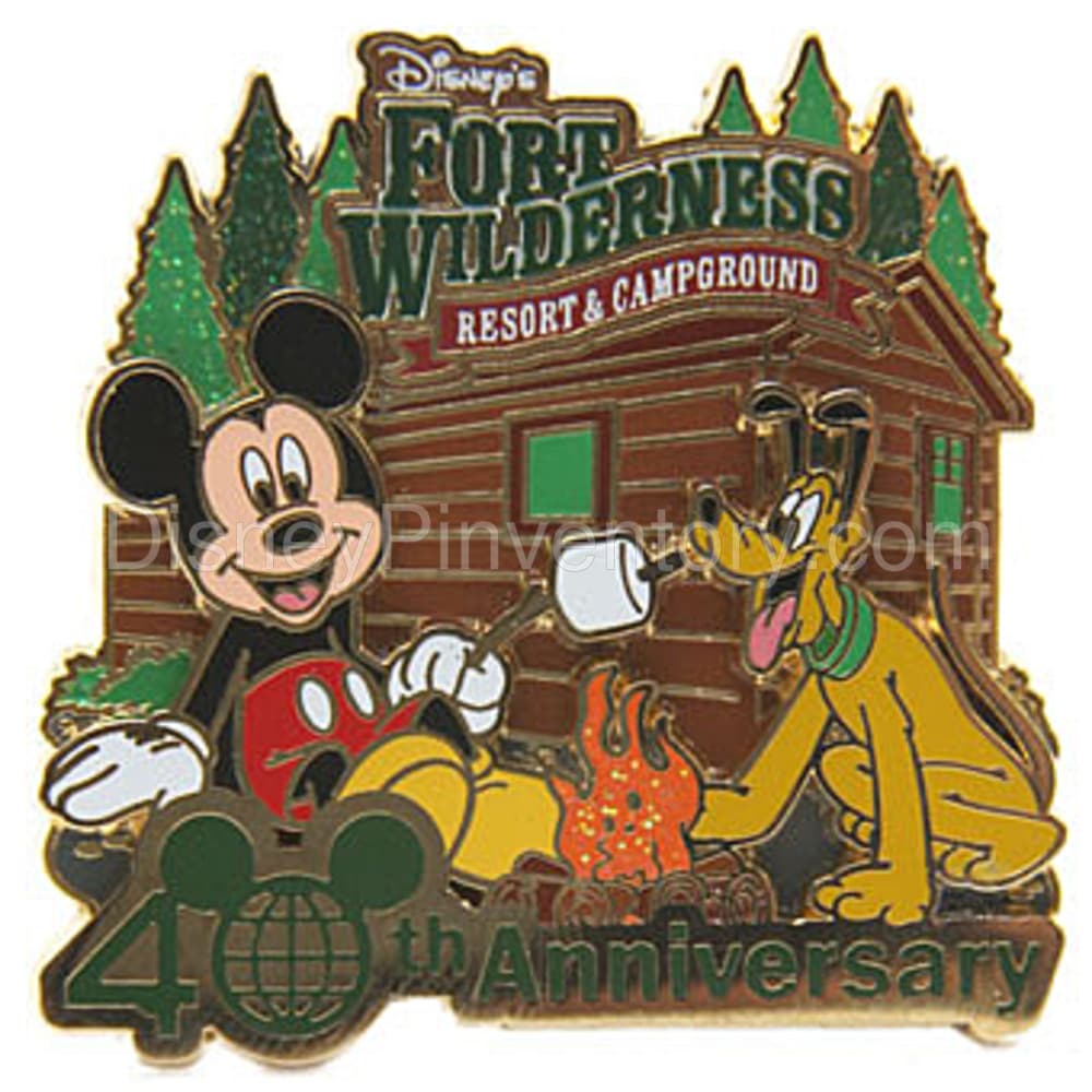 40th Anniversary of Walt Disney World - Disney's Fort Wilderness Resort and Campground - Pin 40516