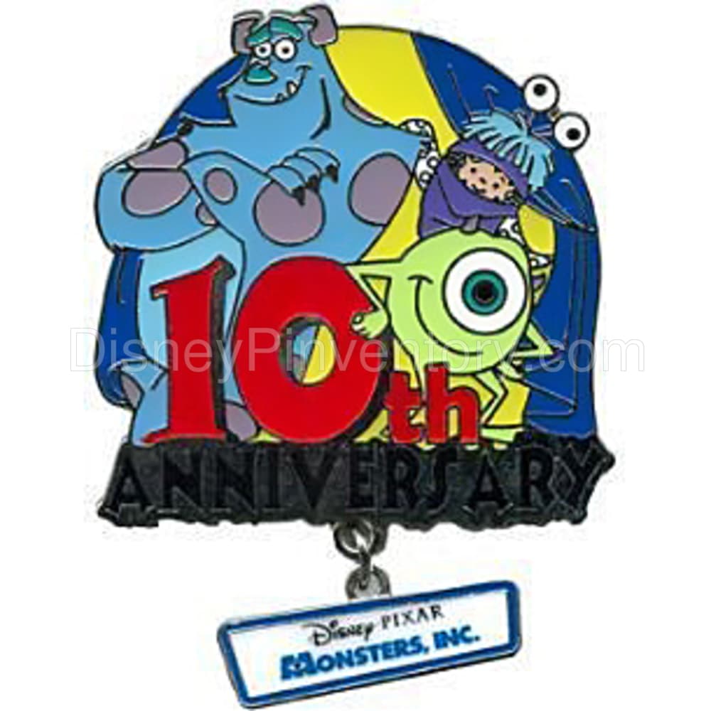 Disney-Pixar Monsters Inc. 10th Anniversary - Pin 40540