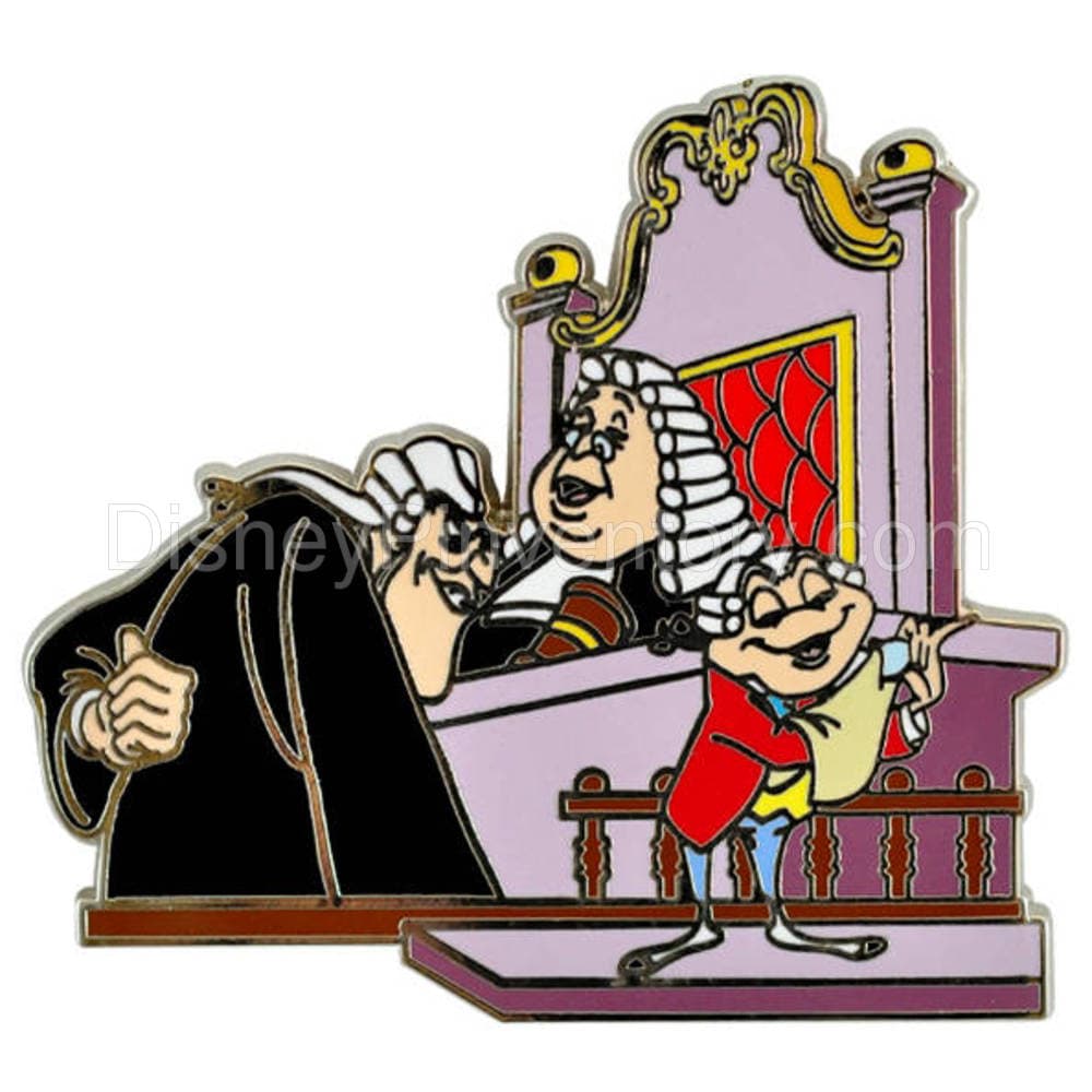 Mr. Toad's Wild Ride - Reveal/Conceal Mystery Collection - Toad with Judge Pin - Pin 40557