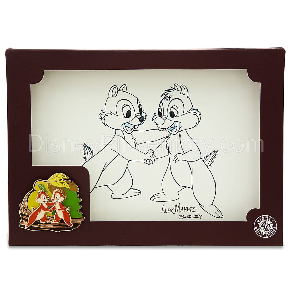 Artist Sketch Series - Lithograph and Pin - Chip 'n Dale - Pin 40567