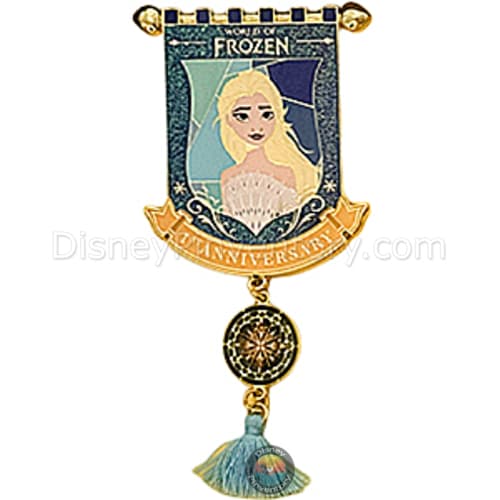 World of Frozen 1st Anniversary Pin Set - Elsa Only - Pin 40599
