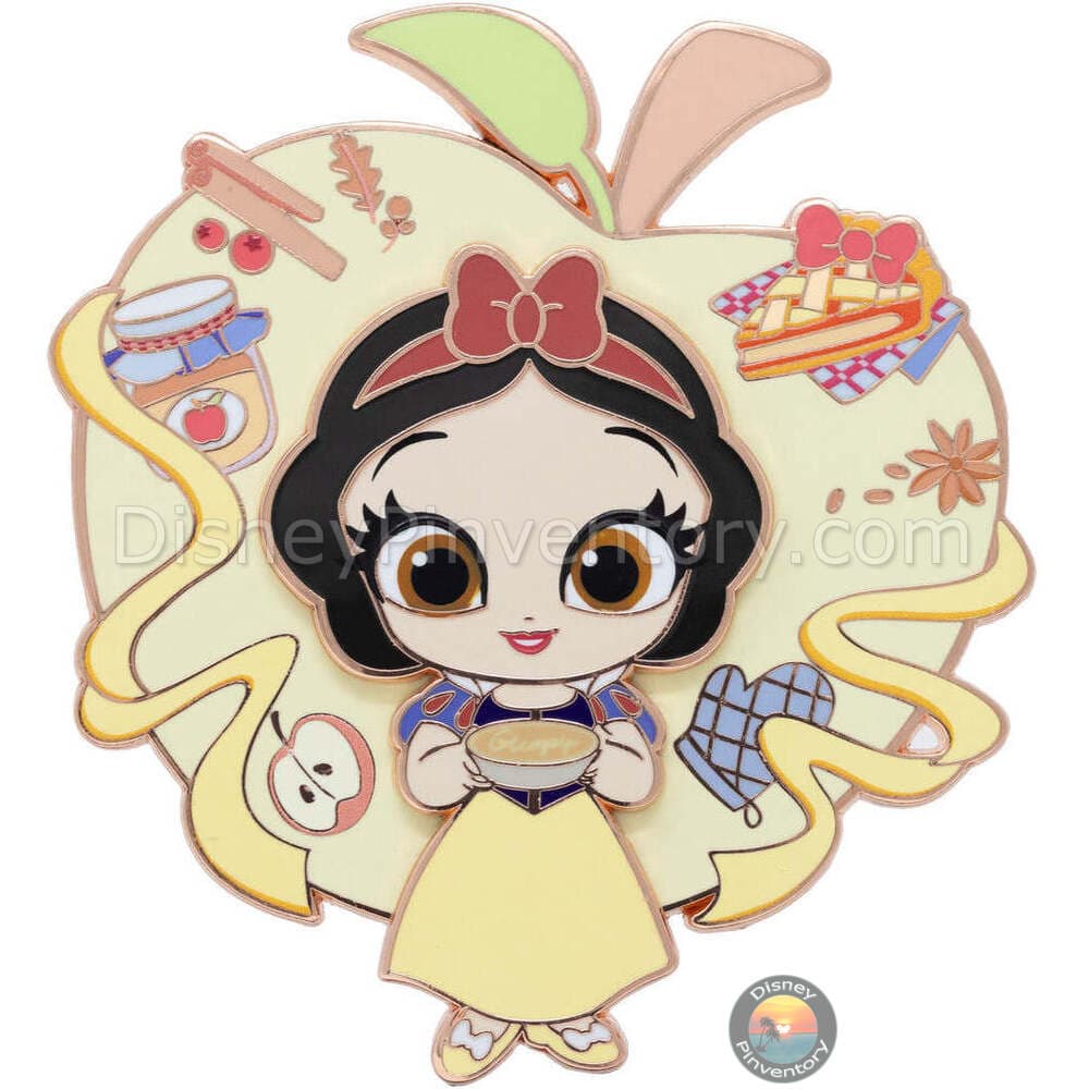 Disney Cutie Princess & Food Series Snow White Pin - PALM Exclusive - Pin 40611