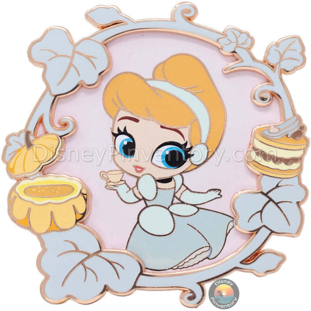 Disney Cutie Princess & Food Series Cinderella Pin - PALM Exclusive - Pin 40614