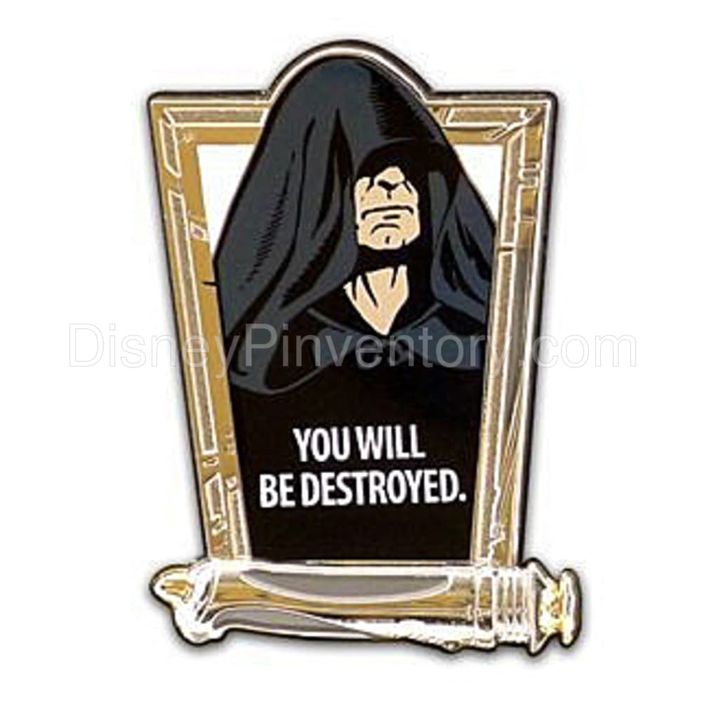 2012 Star Wars Weekend - Darth Sidious Sculpted Lightsaber  - Pin 40635