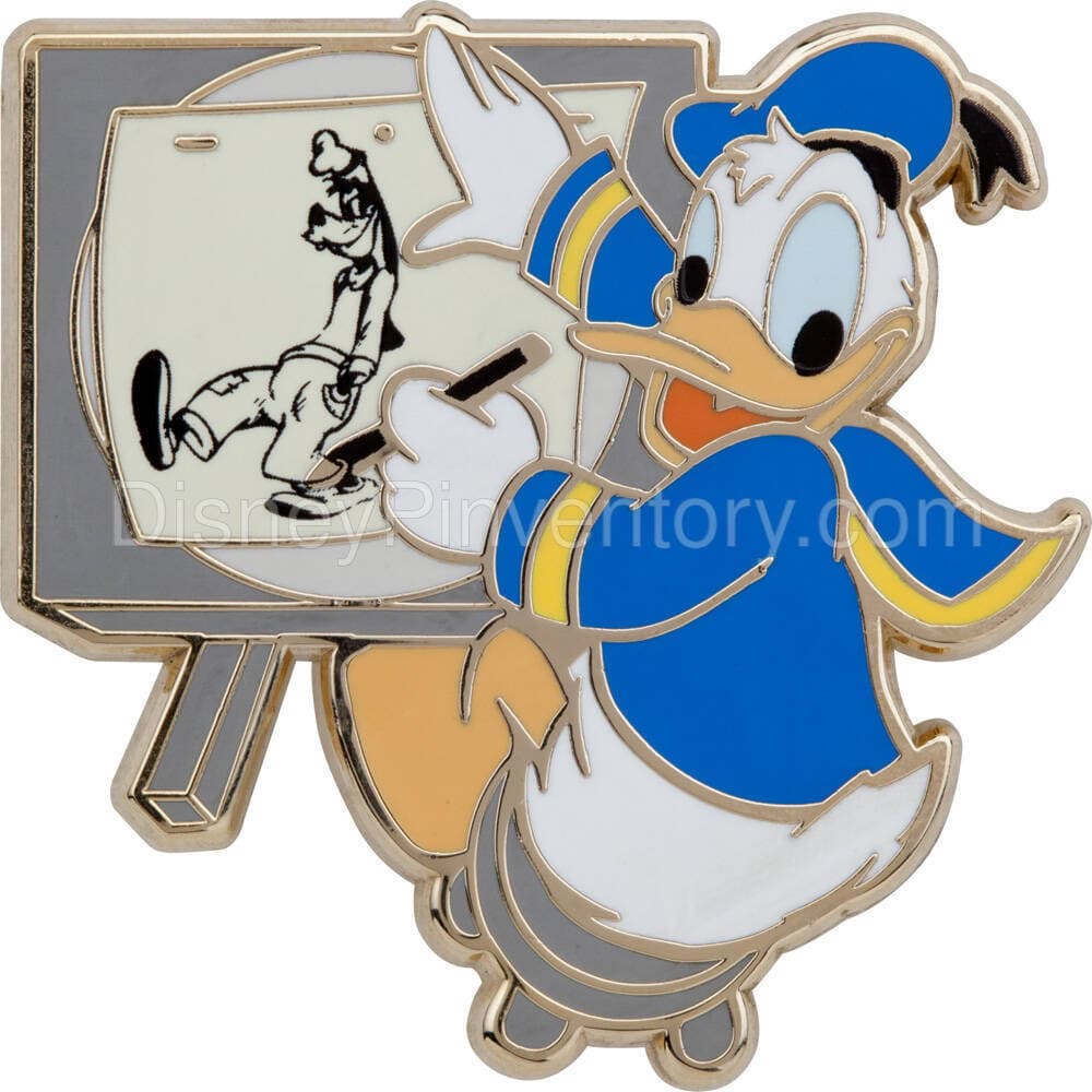 Fab 4 Artist Pin Set - Walt Disney Studios - Donald Duck - Pin 40675
