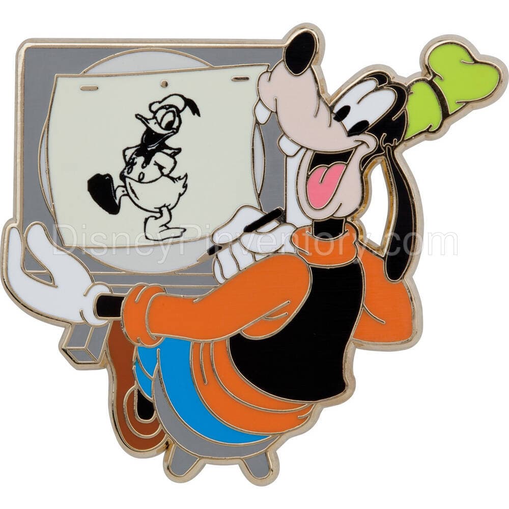 Fab 4 Artist Pin Set - Walt Disney Studios - Goofy - Pin 40676
