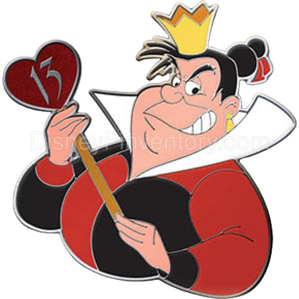 13 Reflections of Evil: Mystery Collection Pin Set - Queen of Hearts Pin - Pin 40726