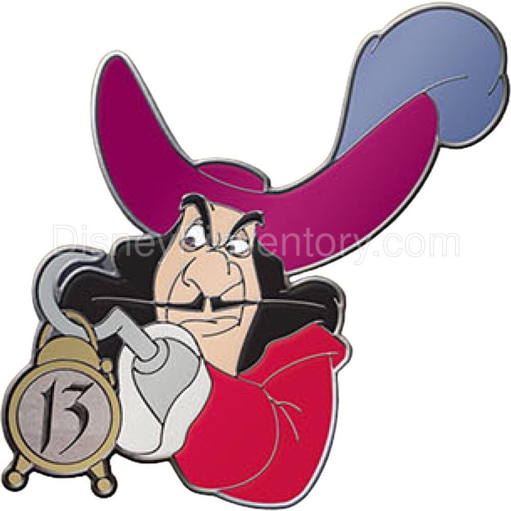 13 Reflections of Evil: Mystery Collection Pin Set - Captain Hook Pin - Pin 40732