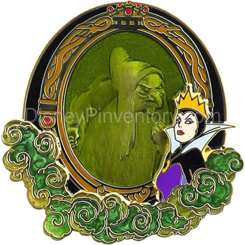 13 Reflections of Evil: Villains Mirror Image Box Pin Set - Evil Queen/Old Hag Pin - Pin 40739