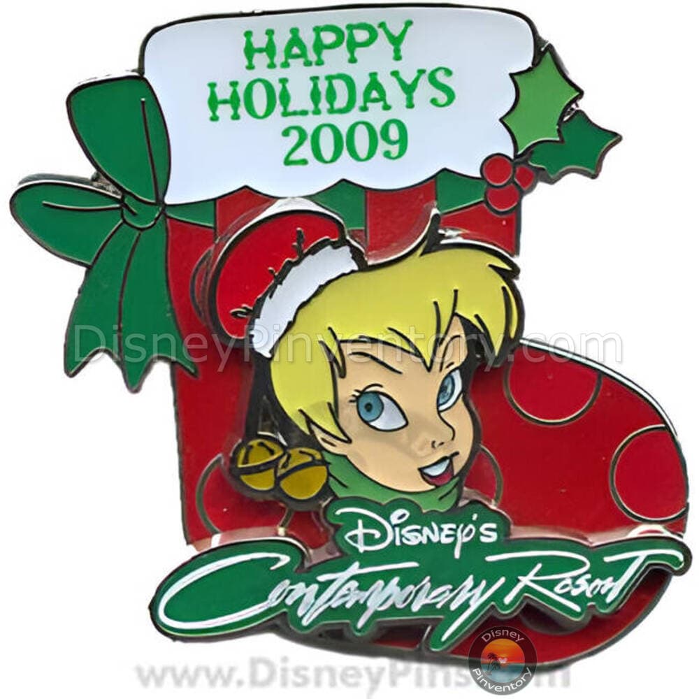 Happy Holidays 2009 - Disney's Contemporary Resort - Tinker Bell - Pin 40897