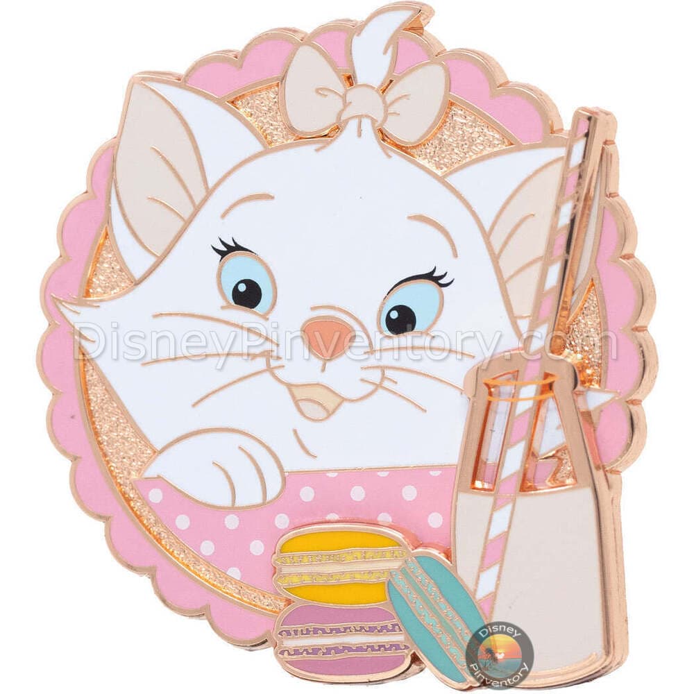 Disney The Aristocats Marie with Milk and Macaroons Pin - PALM Exclusive - Pin 40986
