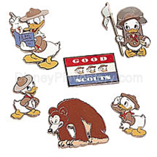 Disney Animated Short ''Good Scouts'' Boxed Pin Set #5 - Pin 410