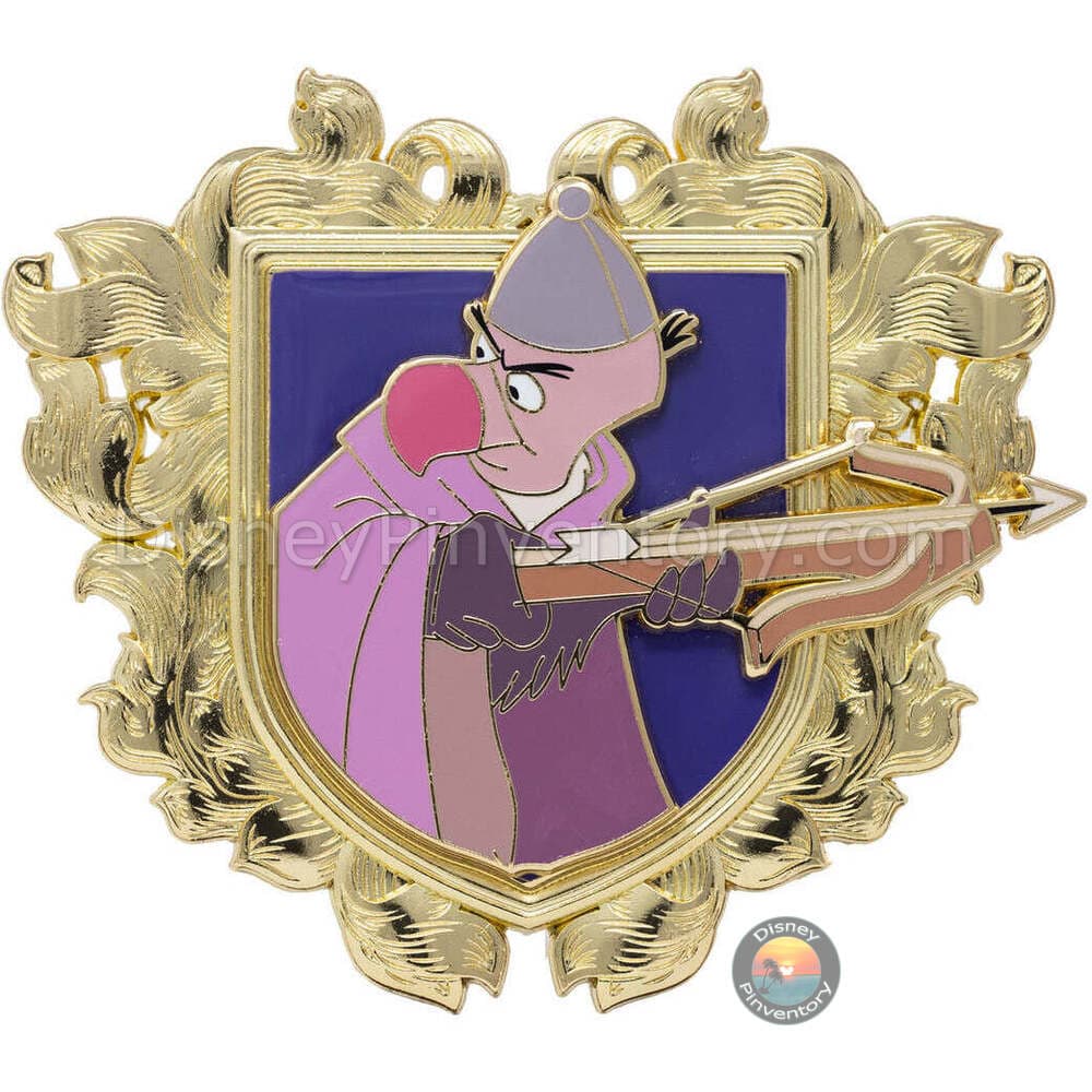 Disney Robin Hood Family Crest - Trigger Pin - PALM Exclusive - Pin 41050