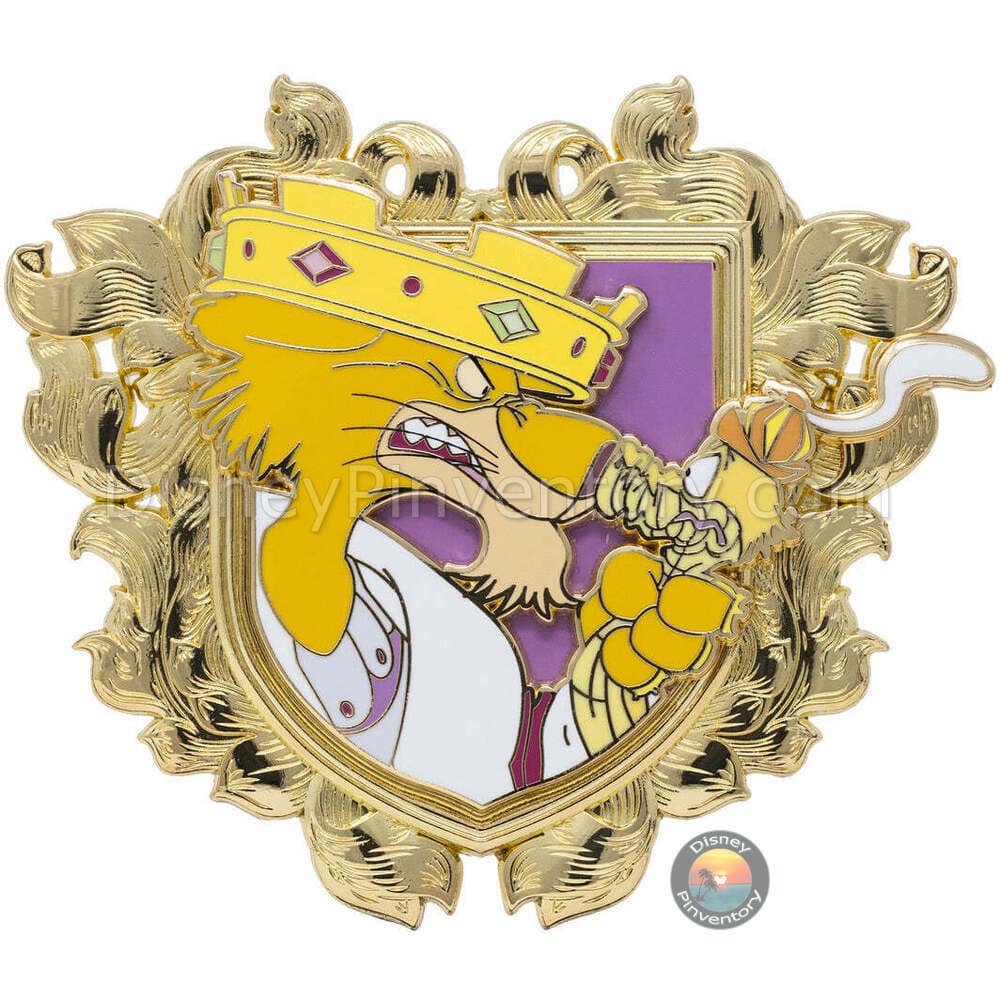 Disney Robin Hood Family Crest - Prince John and Sir Hiss Pin - PALM Exclusive - Pin 41051