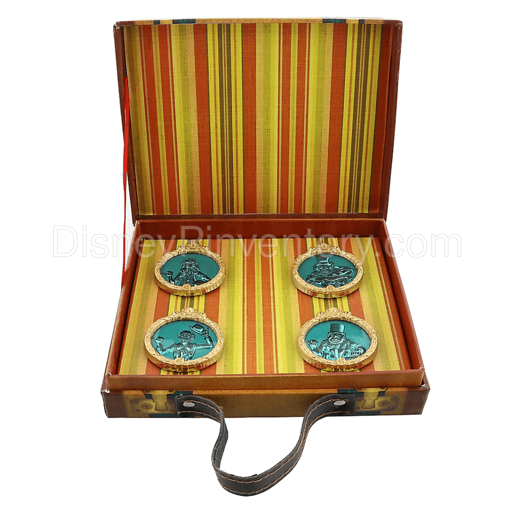Haunted Mansion 45th Anniversary Hitchhiking Ghosts Suitcase Pin Set - Pin 41237