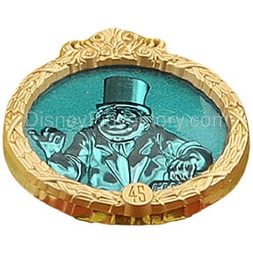 Haunted Mansion 45th Anniversary Hitchhiking Ghosts Suitcase Set - Phineas Pin - Pin 41239