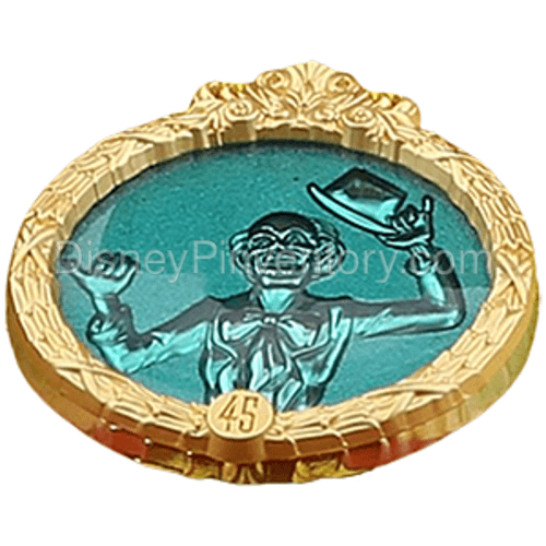 Haunted Mansion 45th Anniversary Hitchhiking Ghosts Suitcase Set - Ezra Pin - Pin 41240