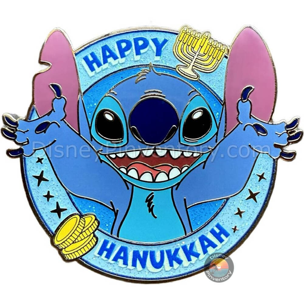 Stitch Happy Hanukkah Pin - Disney Pins Blog Exclusive - Pin 41432