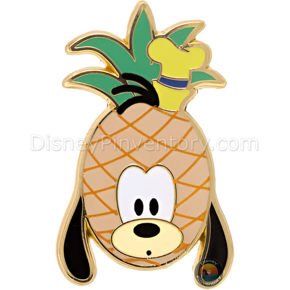 Disney Fruits Series 1 Mystery Pin Set  - Goofy Pineapple Pin - PALM Exclusive - Pin 41470