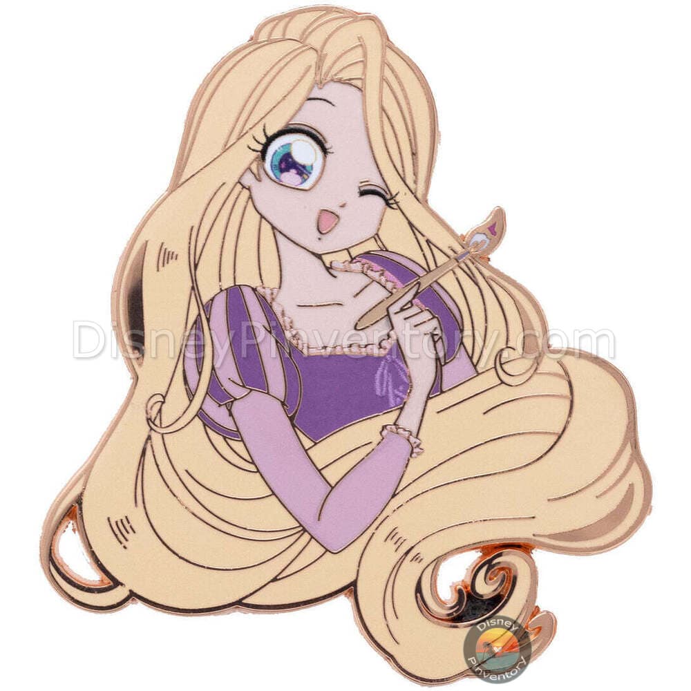 Disney Princess Manga Series Tangled Rapunzel Pin - PALM Exclusive - Pin 41475